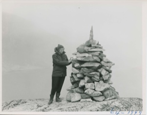 Image of Miriam at Cairn